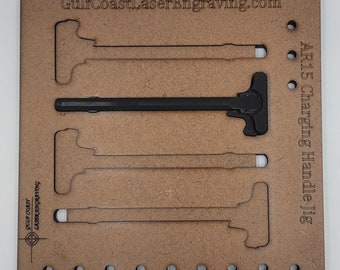 Charging Handle Jig for Laser Engraving