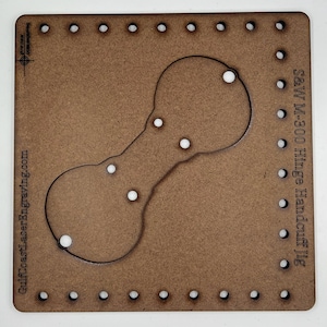 S&W M-300 Hinge Handcuff Jig for Laser Engraving