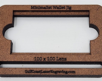 Miniature Minimalist Wallet Jig 100mmx100mm