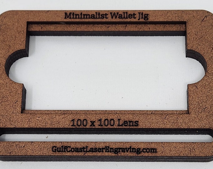 Miniature Minimalist Wallet Jig 100mmx100mm