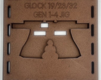 Glock 19/23/32 Gen 1 to 4 Frame Jig for Laser Engraving