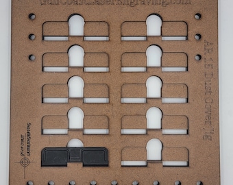 AR10 and AR15 Dust Cover Jig