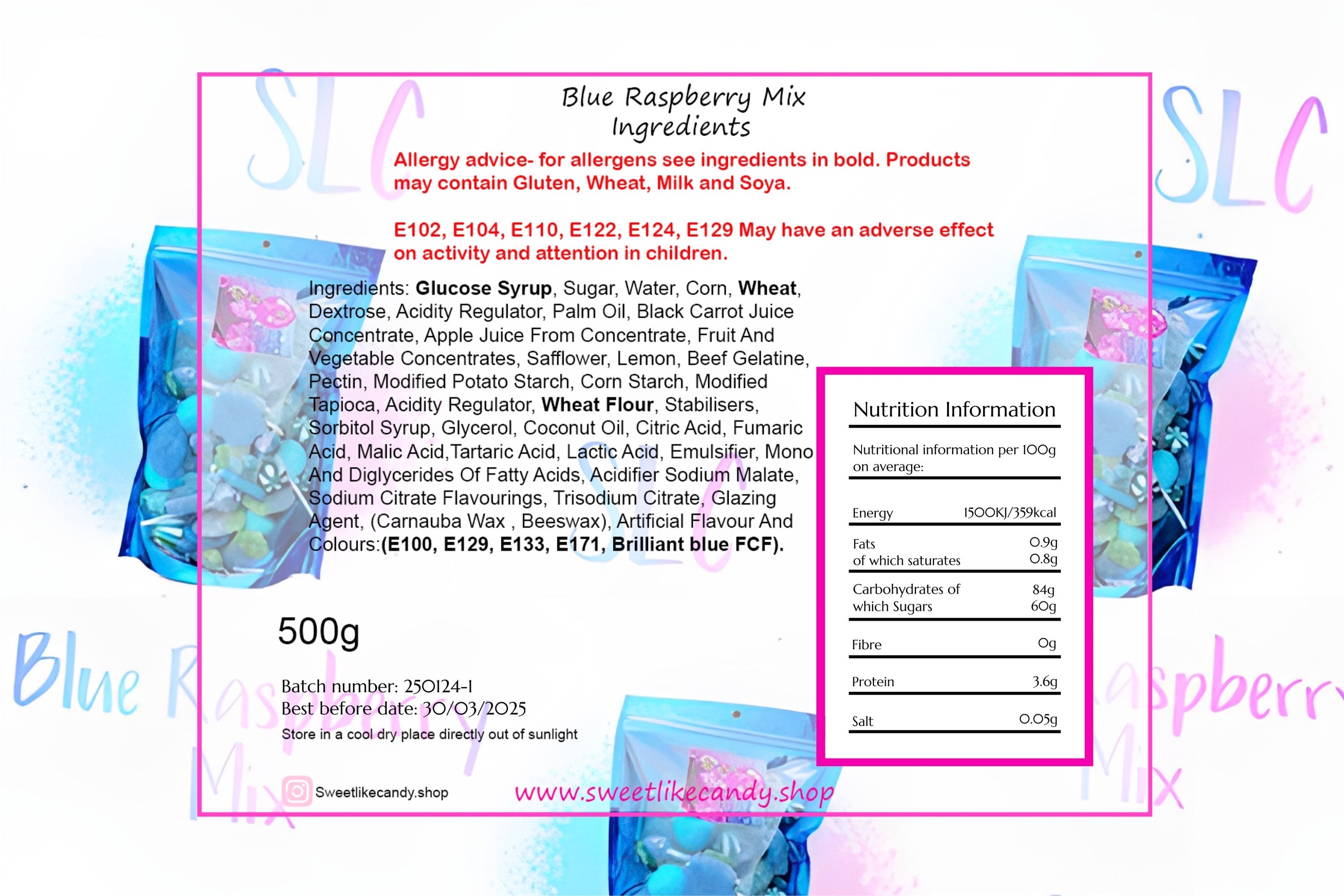 Blue Raspberry Sweet Button Blue Raspberry Sweet Mix Sweet Pouch Sweet Like Candy UK Sweets Pick N ...