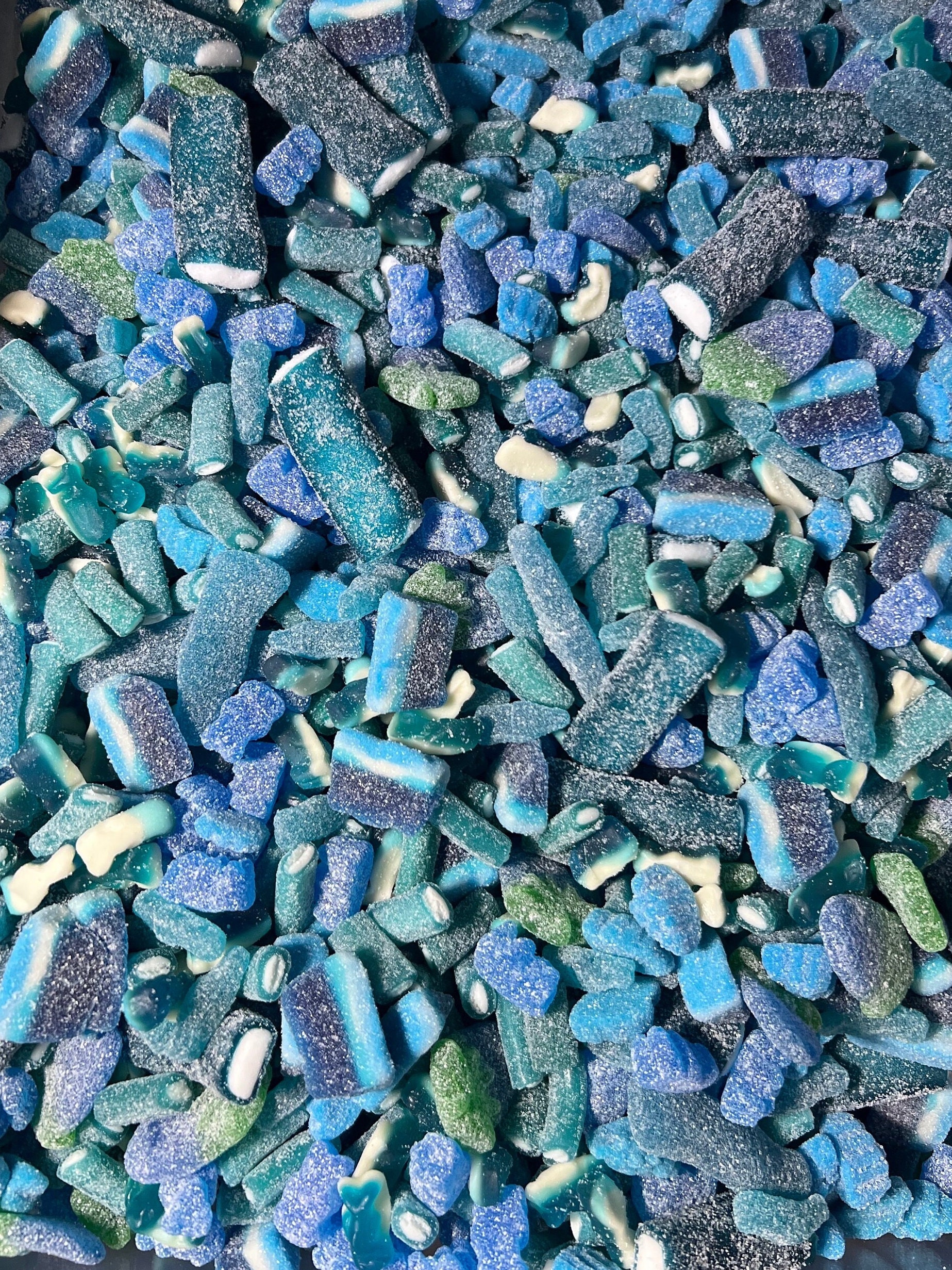 Blue Raspberry Sweet Mix Sweet Pouch Sweet Like Candy UK Sweets Pick N ...
