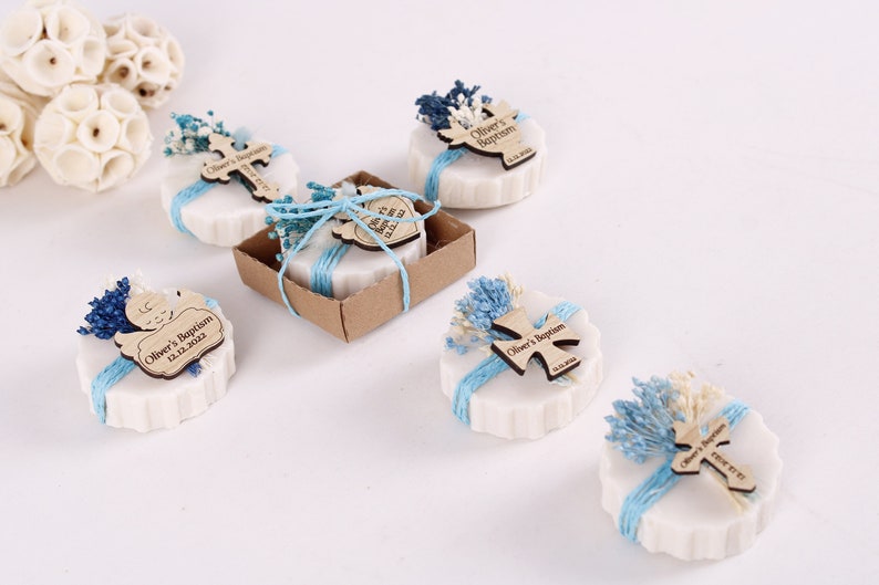 Handmade Baptism Scented Soap Favors First Communion Soap Etsy