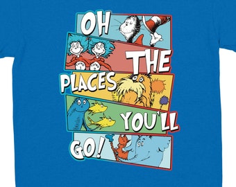 Dr. Seuss Shirt, Dr. Seuss Day, Cat In The Hat, Reading Day, Youth Shirt, Teacher Gift, Teacher Shirt, Kids Shirt