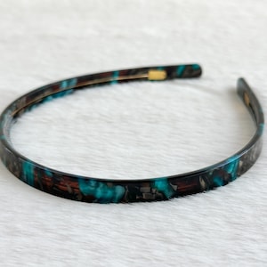 Unique Acetate Headband，Slim Headband, Floral Headband，Tortoise Headband，Nice Gifts，Thin Leopard Headbands