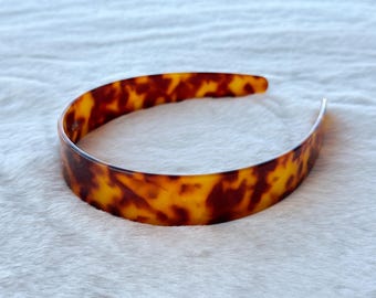 Tortoiseshell Acetate Headband,Leopard Headbands,Vintage Acetate Headband,Women  Hairband,Exquisite hair band,Gifts,Hair Accessories