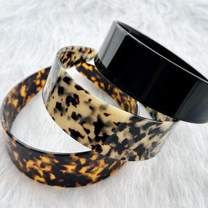 Vintage Tortoiseshell Acetate Adjustable Headband, Wide Leopard Headbands,Fashion Headband,Exquisite Gifts,Hairband,Leopard Acetate Headband