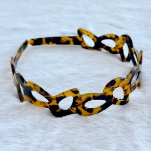 Fashion Wide Headband,Acetate Headband,Acetate Hollow Tortoiseshell Headband,Vintage Headband,Hairband For Girls
