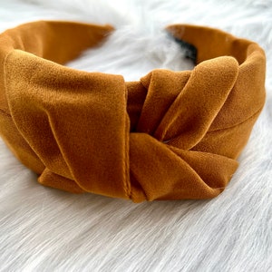 Elegant caramel cloth hair band, twisted hair band,Top knot,Colorful headband,classic top knot, women headband,headband