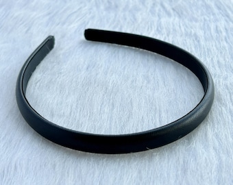 Black Leather Headbands,Simple Leather Headbands,Classic Thin Headbands,Womens Headbands,Turban Headbands,Boho Headbands, Hairbands,Gifts