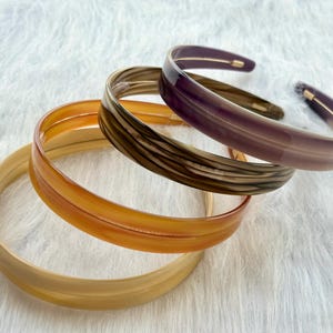Vintage Acetate Adjustable Headband,Best Gifts for Her，Premium Acetate Headband，Hard headband，Woman headband