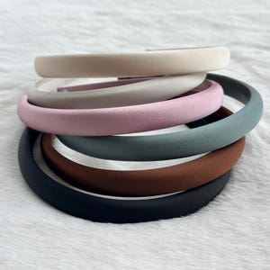Simple satin headband,fashion thin headband,solid color headband, hairband for women,Fashion hairband,Best friend gift