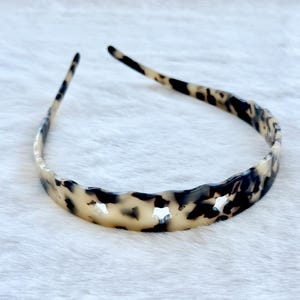 Tortoiseshell Acetate Headband,Hollow Star Headband,Elegant hairband,Hard Headband,Girl Hairband,Acetate Headband,Gift For Her