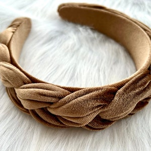 Velvet Braided Hair band,Vintage Headbands,Women Fashion Headband,Hair Accessories