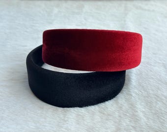 New Colors In Autumn And Winter,Delicate Velvet Headband,Padded Headbands,Fashion Wide Hairband,Boho Headband,Headbands For Women