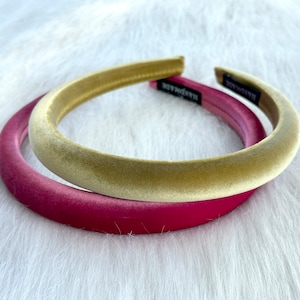 Fashion candy color headbands, girly headbands, padded headbands, winter headbands, bridesmaid headbands, thin hairbands