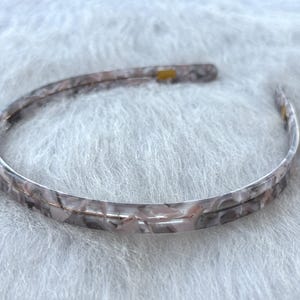 French Retro Headbands,thin headband,Acetate Adjustable Headband,Girl Hairband, Hair Accessory, Classic Celluloid Headbands