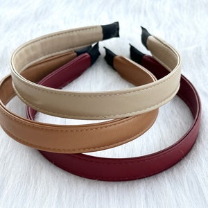 High quality leather hairbands, PU leather headbands, handmade headbands,retro hairbands,wide hairbands,women headbands