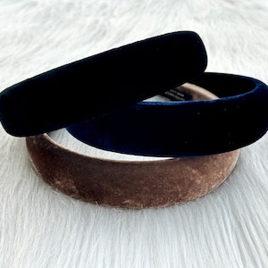 Rich velvet headbands, glitter headbands, padded headbands, women fashion headbands, wide headbands, winter hair accessories