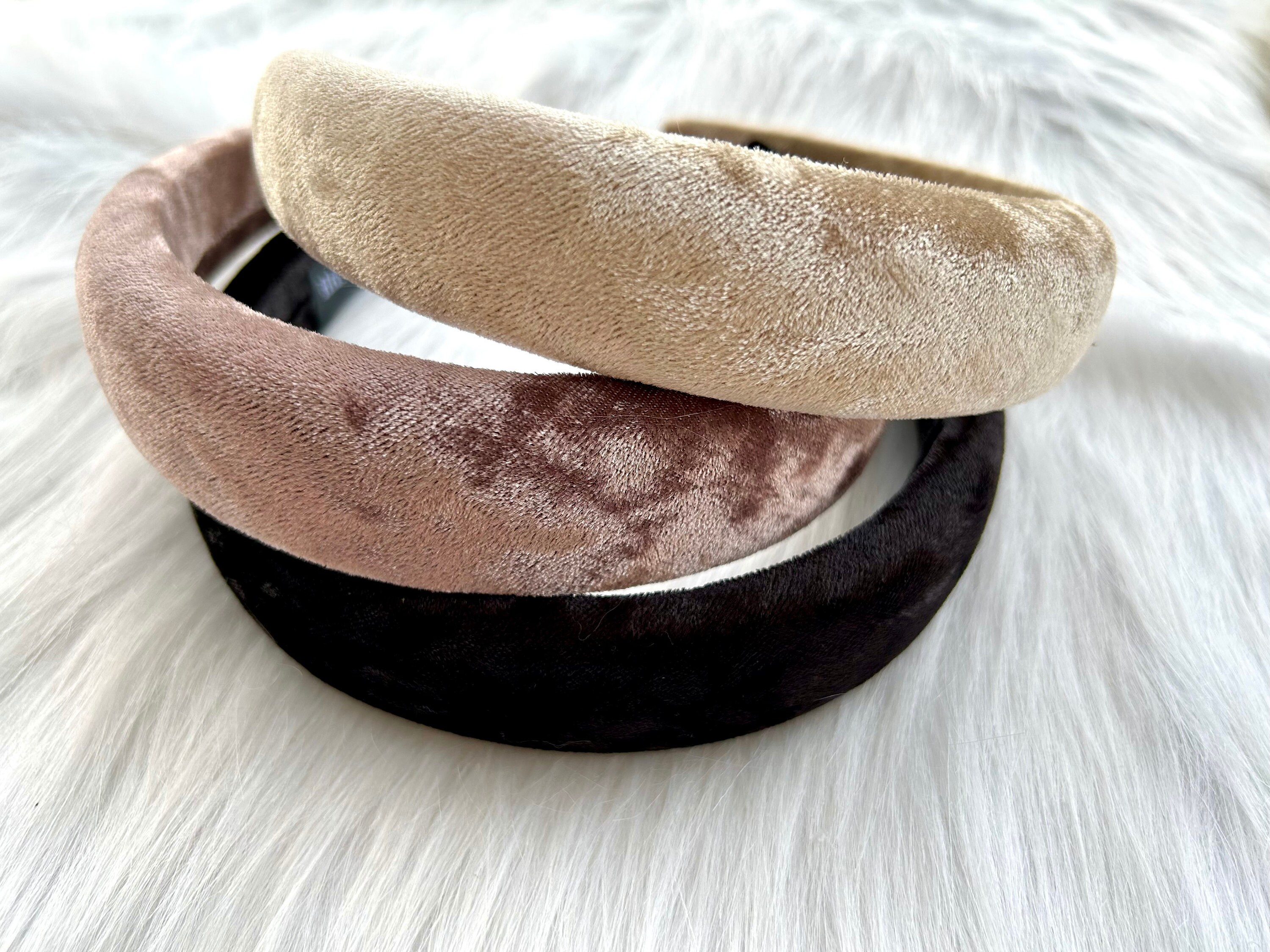 VELVET HAIR BAND BROAD VINTAGE ROSE VELVET HAIR BAND BROAD VINTAGE ROSE