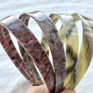 Unique Acetate Adjustable Headband，Girl Hairband,Hair Accessories, Wide Acetate Headbands， Best Gifts For Her