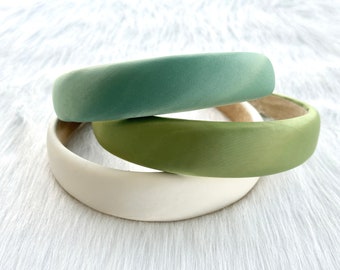 Mode Satin Stirnband,Hochzeit Stirnband für Braut,unifarbenes Stirnband,Retro Stirnband,Haarband für Frauen,Geschenk für sie