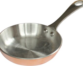 Samuel Groves Copper Mini Saucepan/Frying Pan (10cm)