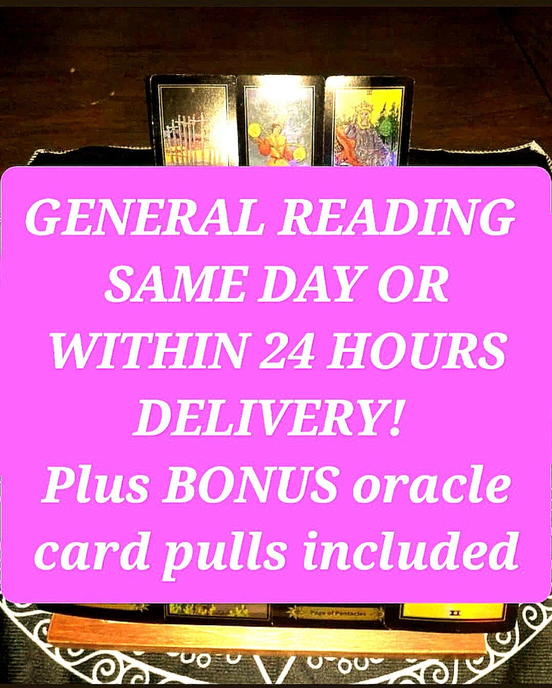General Tarot Reading With Bonus Oracle Cards, Same Day or Within 24 ...