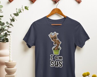 I am Sus - Unisex T Shirt, Gift for Among Us fans, short sleeve