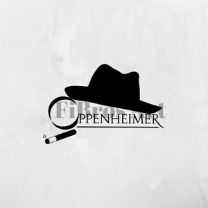 Oppenheimer Svg - Impresión digital - Descarga instantánea - Silueta