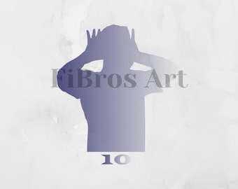 Messi Svg - 10 Svg - Lionel Svg - Celebration Svg - World Cup Svg - Argentina Svg - Digital Print - Instant Download - Cricut Cut File