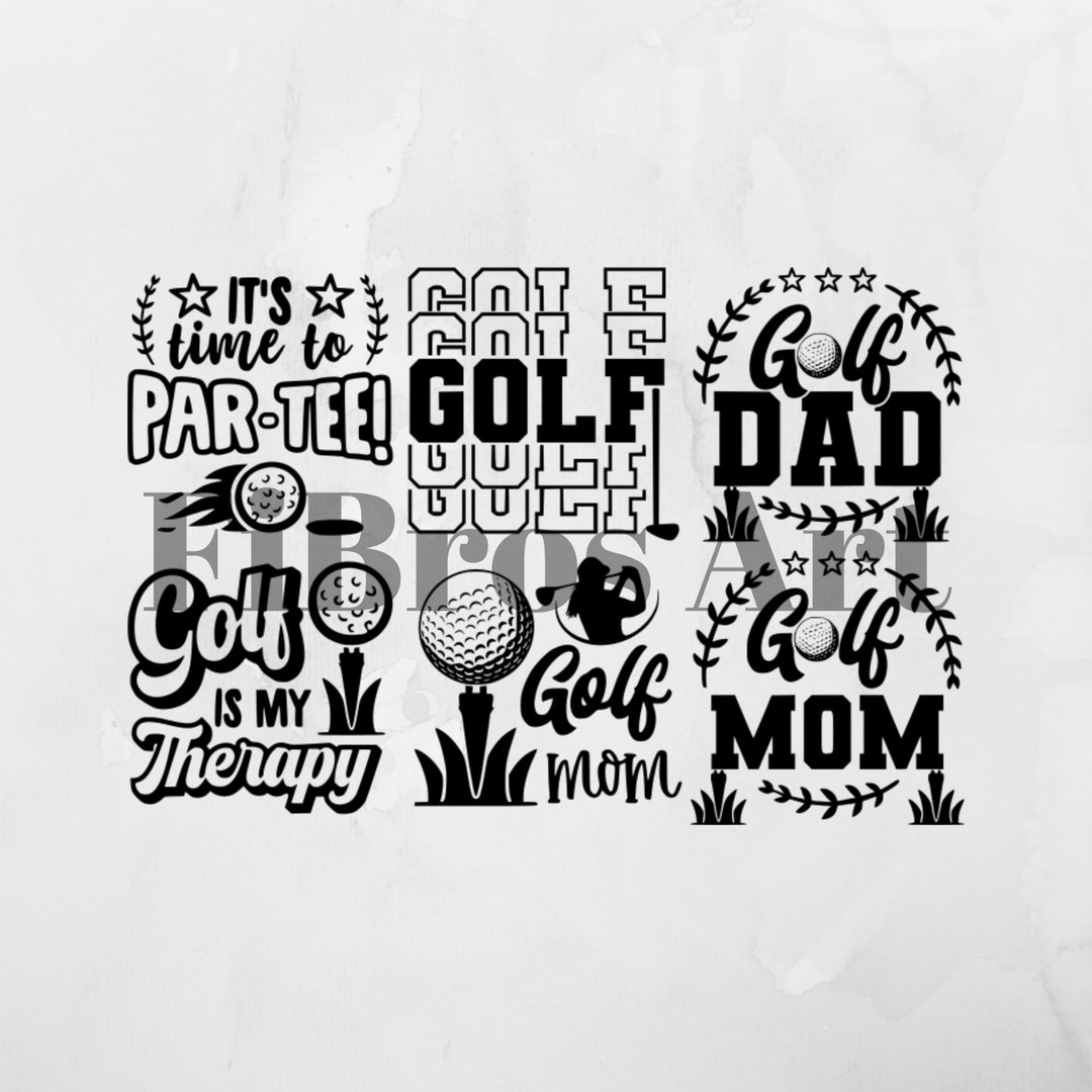 Golf Svg Bundle Golfer Svg Golf Svg Golfing Svg Golf Dad Svg Golf Mom