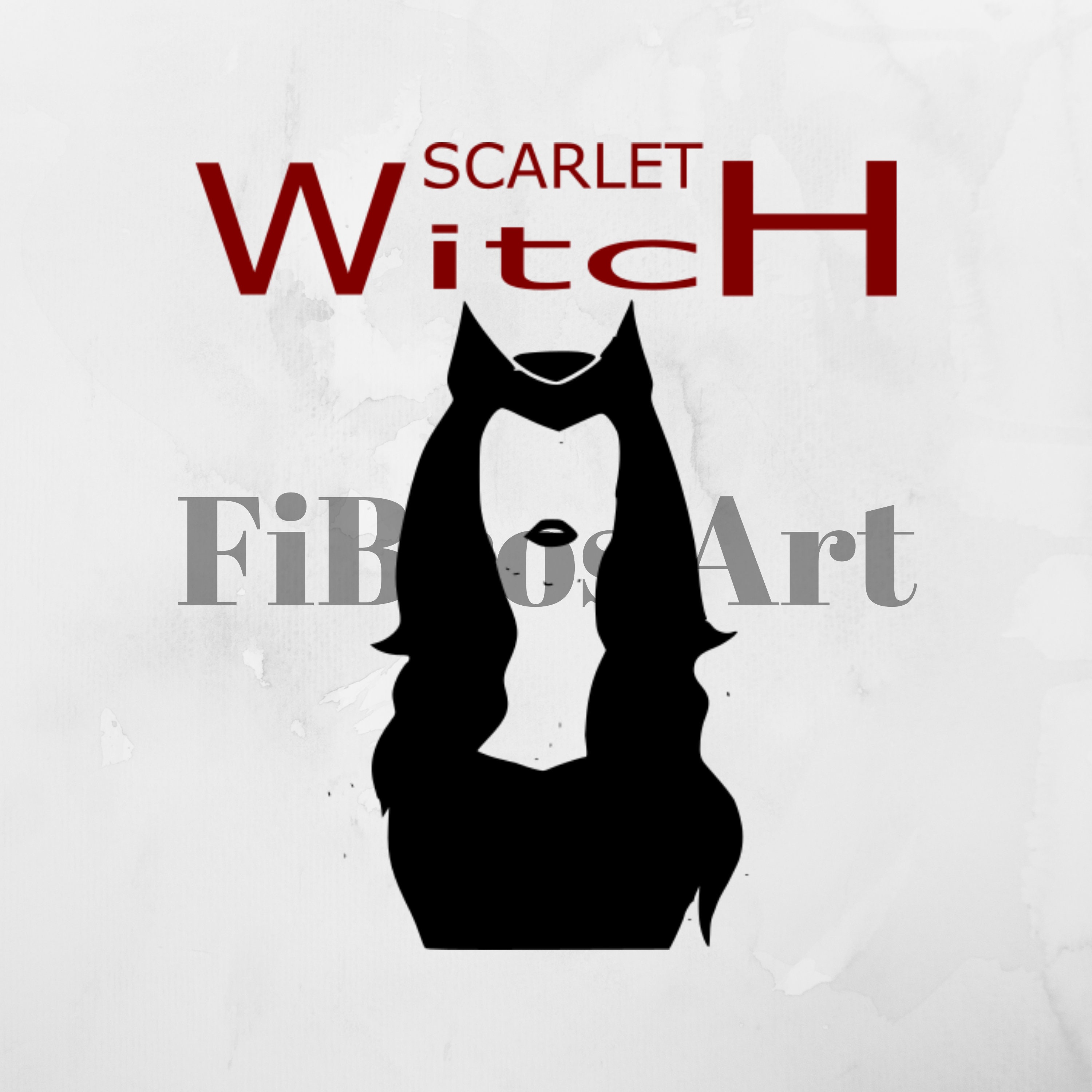 Scarlet Witch Logo, Marvel, Avengers | svg, png, eps, dxf | Cricut Cut File  | Silhouette | Instant Download