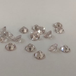 6mm AAA Quality Natural Pink Color Morganite Round Faceted Loose Morganite.