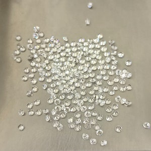 2mm White Diamond Round Brilliant Cut Loose Gemstone (IJ & VS-SI)