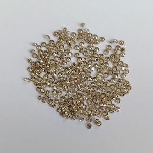 2.5 mm Natural Brown Diamond Round Brilliant Cut For Jewelry Making