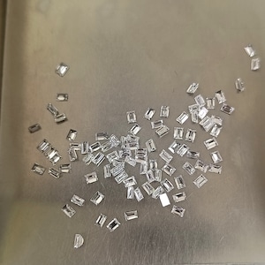 1.5x2.5 mm weißer Diamant Baguette Loser Edelstein weißer Diamant Edelstein für die Schmuckherstellung (EF & VS1-VS2)