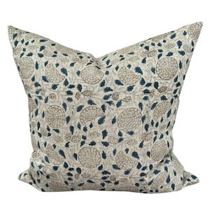 Aura | Handmade Hand Block Print Pillow Cover | 100% Thick Indian Fabric | Home Decor