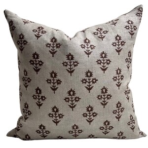 Vera | Hand Block Print | Pillow Cover