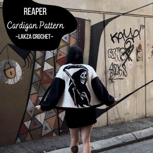 Grim Reaper Cardigan Crochet Pattern