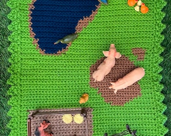 Crochet Farm Play Mat Pattern
