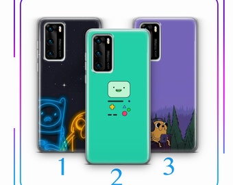 Adventure Time 5 Huawei P9 P10 P20 P30 P40 Lite Pro Plus LG G5 G6 Phone Case Cover Funny Cartoon Jake The Dog Finn The Human Space