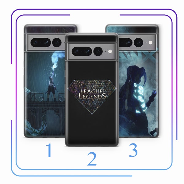 League Of Legends 5 Telefoon Case Cover Voor Google Pixel 7 7A 7 Pro 8 Pro Modellen Online Video Game Battle arena Tekens