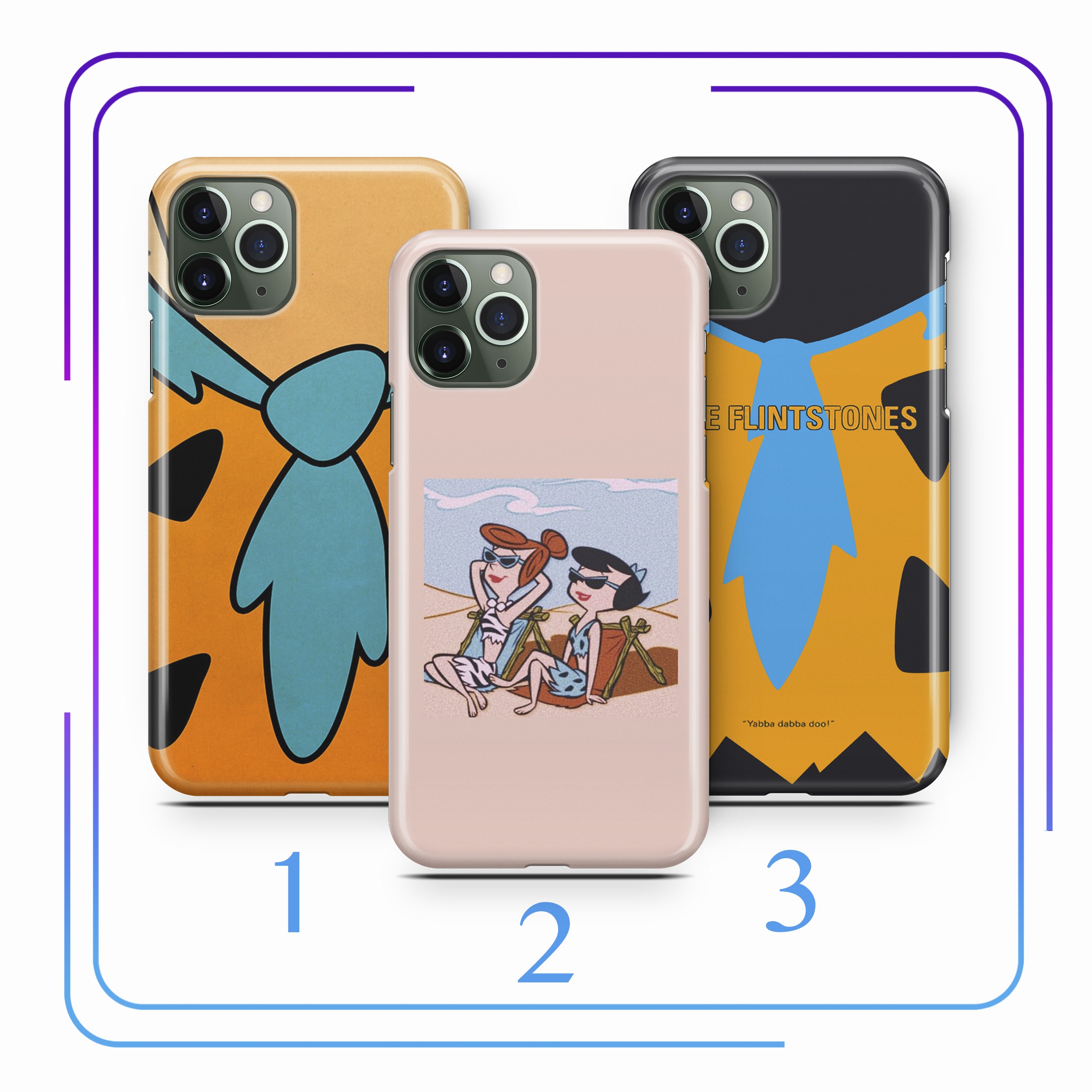 Funda Original Compatible Con Iphone 13 - Flintstones Cuerda con