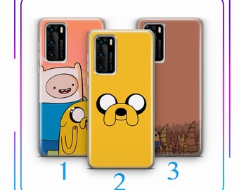 Adventure Time 6 Huawei P9 P10 P20 P30 P40 Lite Pro Plus LG G5 G6 Phone Case Cover Funny Cartoon Jake The Dog Finn The Human Space