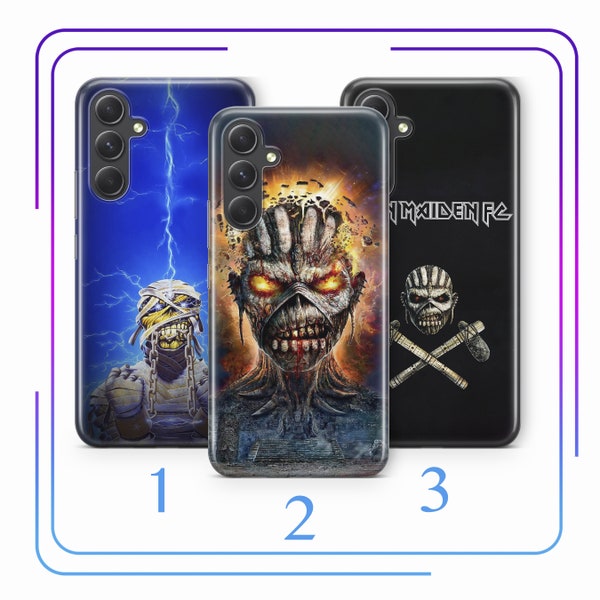 Iron Maiden 3 housse de téléphone pour samsung A12 A13 A14 A32 A33 A34 A52 A53 A54 A72 A73 A20 A30 A50 A70 A31 A51 A71 modèle bande de métaux lourds