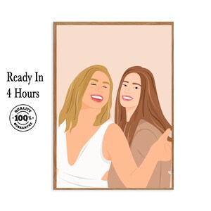 Custom Faceless Portrait, Faceless Portrait Print, Custom Portrait, Faceless Digital Portrait, Couple Digital Faceless Illustration, ASAP