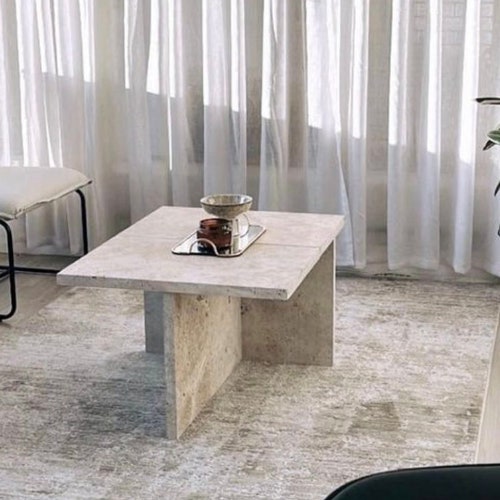 Travertine Coffee Table Etsy Australia